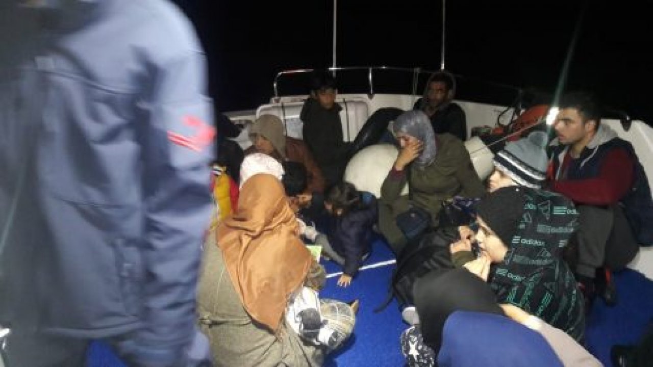 21 kaçak göçmen yakalandı