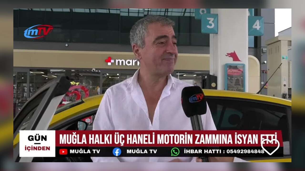 Muğla Halkı Üç Haneli Motorin Zammına İsyan Etti