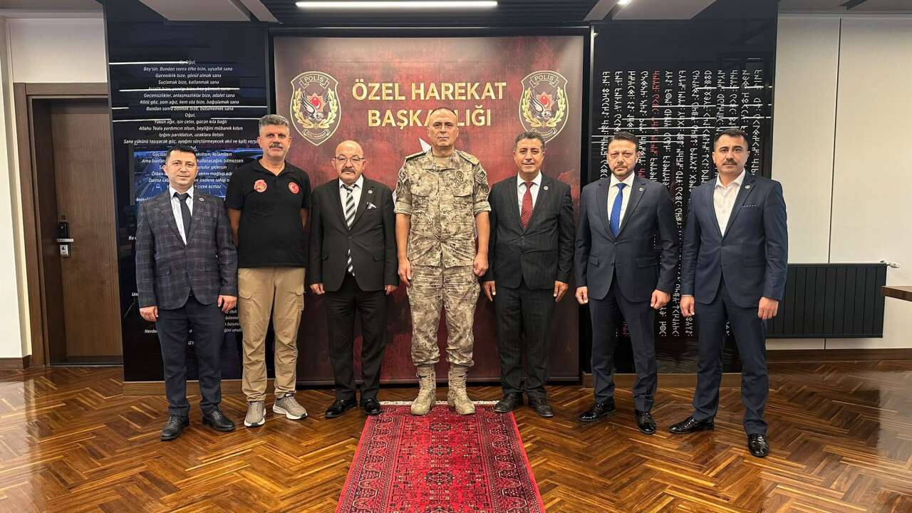 EMŞAV Muğla İl Başkanı Cevdet Gürkan’dan Özel Harekât Başkanı Ünsal Hayal’e Ziyaret