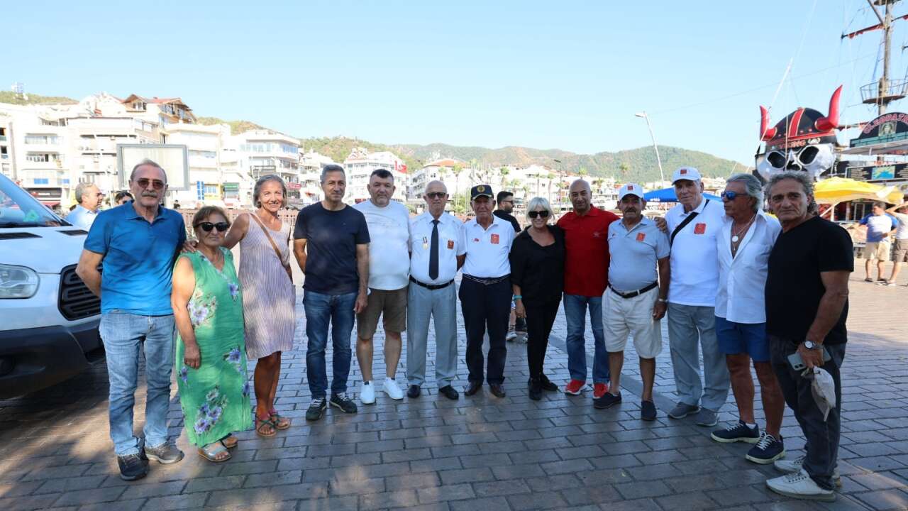 Marmaris’te Gaziler ve Aileleri Mehtap Turunda Buluştu