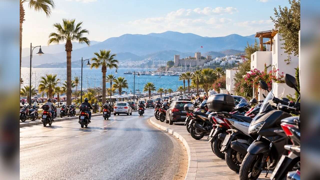 Muğla’da 794 Bin Araç Trafikte: Motosikletler Zirveyi Bırakmadı