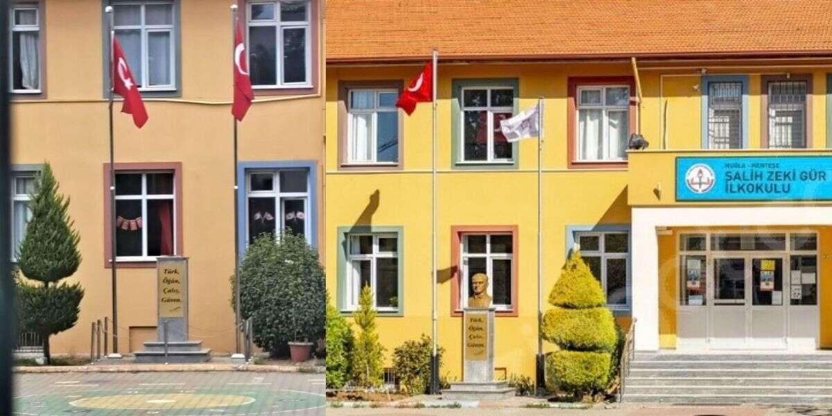 Menteşe’de Atatürk Büstüne Çirkin Saldırı