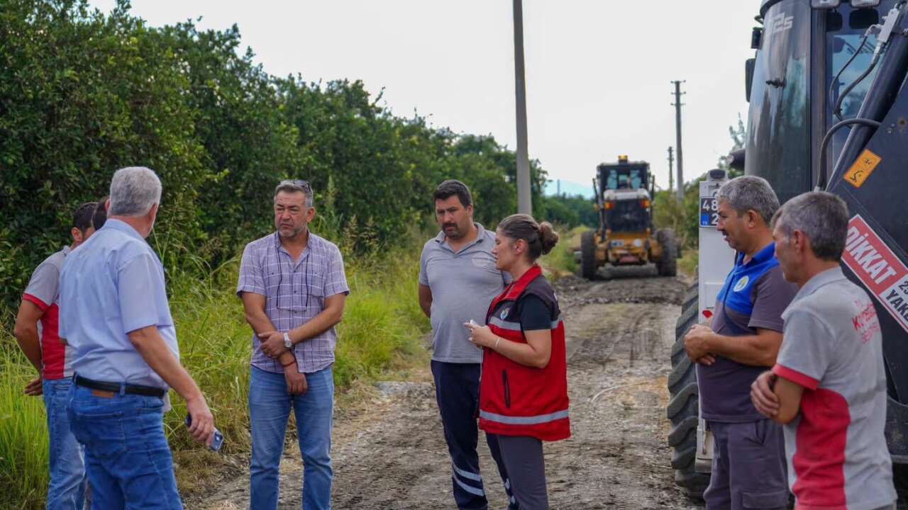 Köyceğiz Belediye Başkanı Ali Erdoğan, Yol Çalışmalarını Yerinde İnceledi