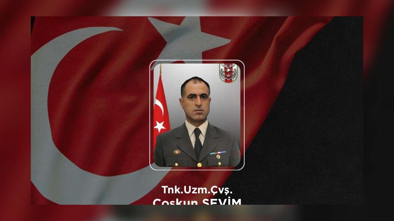Zeytin Dalı Harekât Bölgesi'nde Acı Haber: Tankçı Uzman Çavuş Coşkun Sevim Şehit Oldu