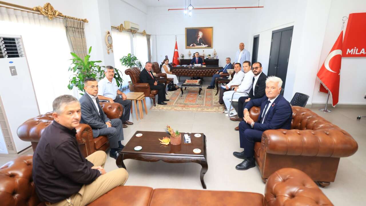 Milas’ta Vali Akbıyık, Kaymakam Karagül ve Muhtarlar Bir Araya Geldi