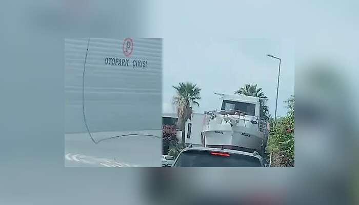 Muğla’da Tekne Taşıyan Kamyon Ortalığı Karıştırdı