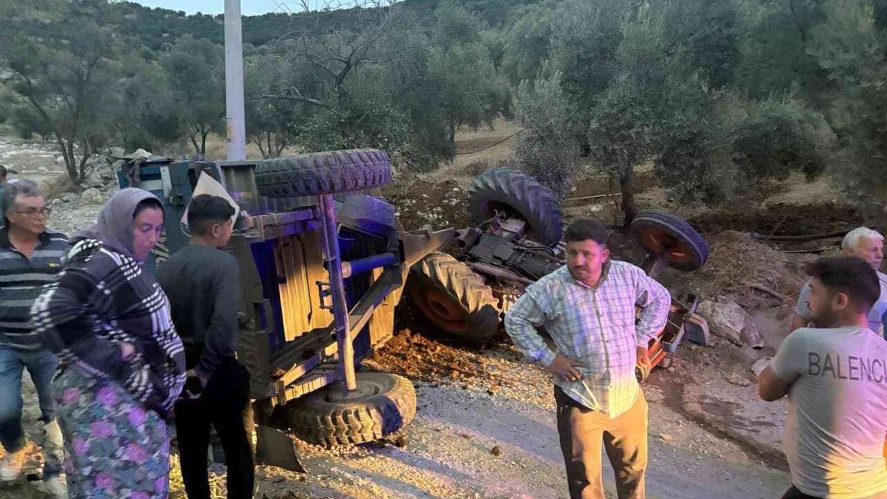 Aydın Bozdoğan’da Traktör Takla Attı: Sürücü Yaralandı