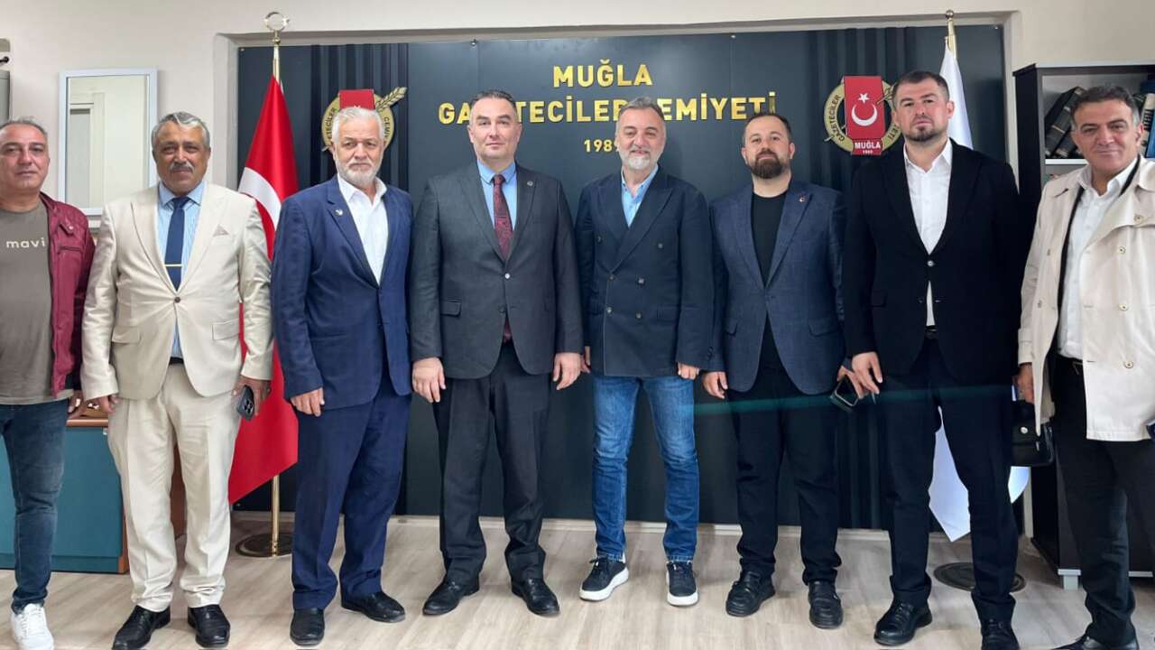 Osman Gezgin’den Muğla Gazeteciler Cemiyeti’ne Ziyaret