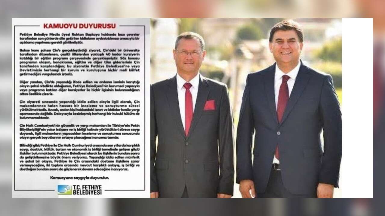 Fethiye’de Ruhtan Başkaya Gündemi: Belediye Açıklamayı Kaldırdı