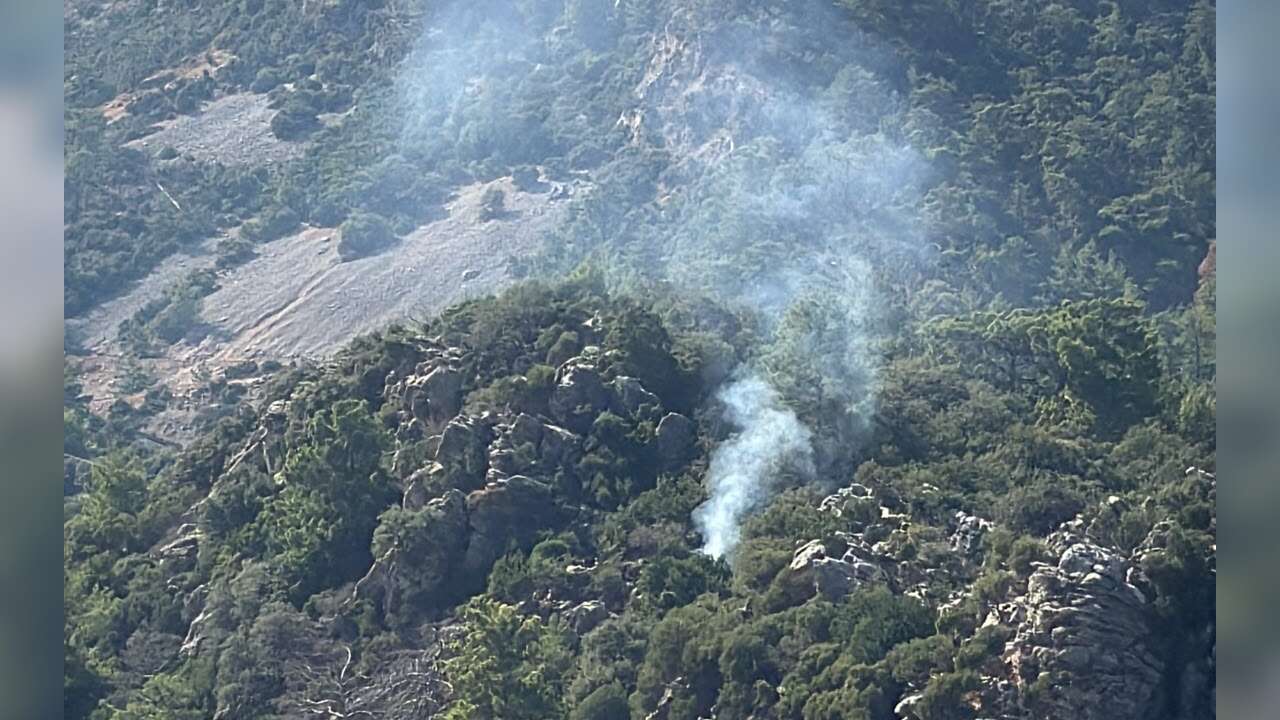 Marmaris Turunç’ta Yangın Çıktı