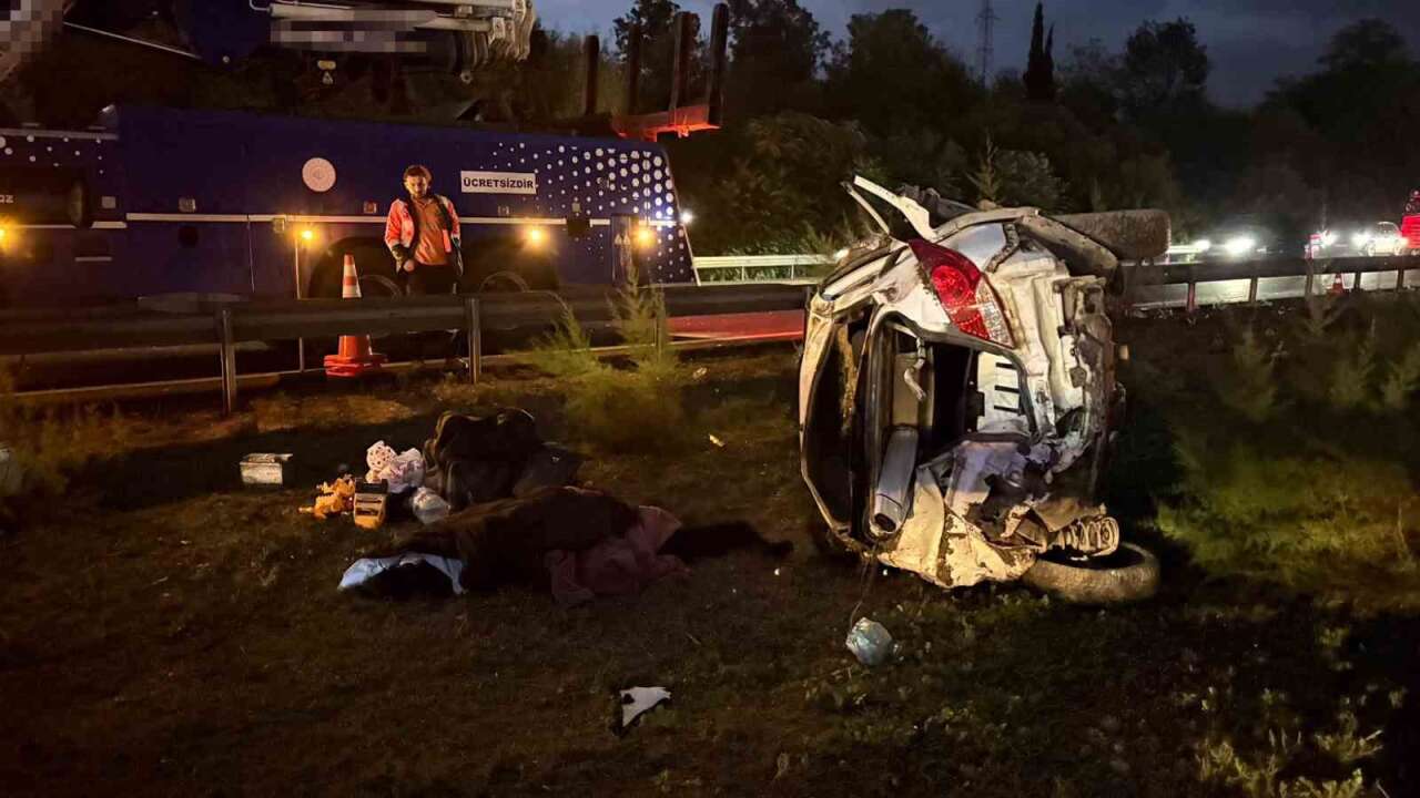Otoyoldaki Kazada Ölü ve Yaralıların Kimlikleri Belli Oldu