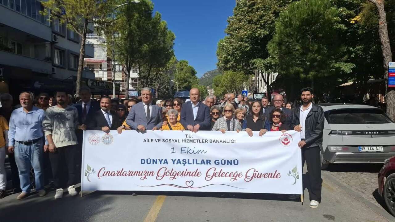 Muğla’da Dünya Yaşlılar Günü İçin Anlamlı Yürüyüş