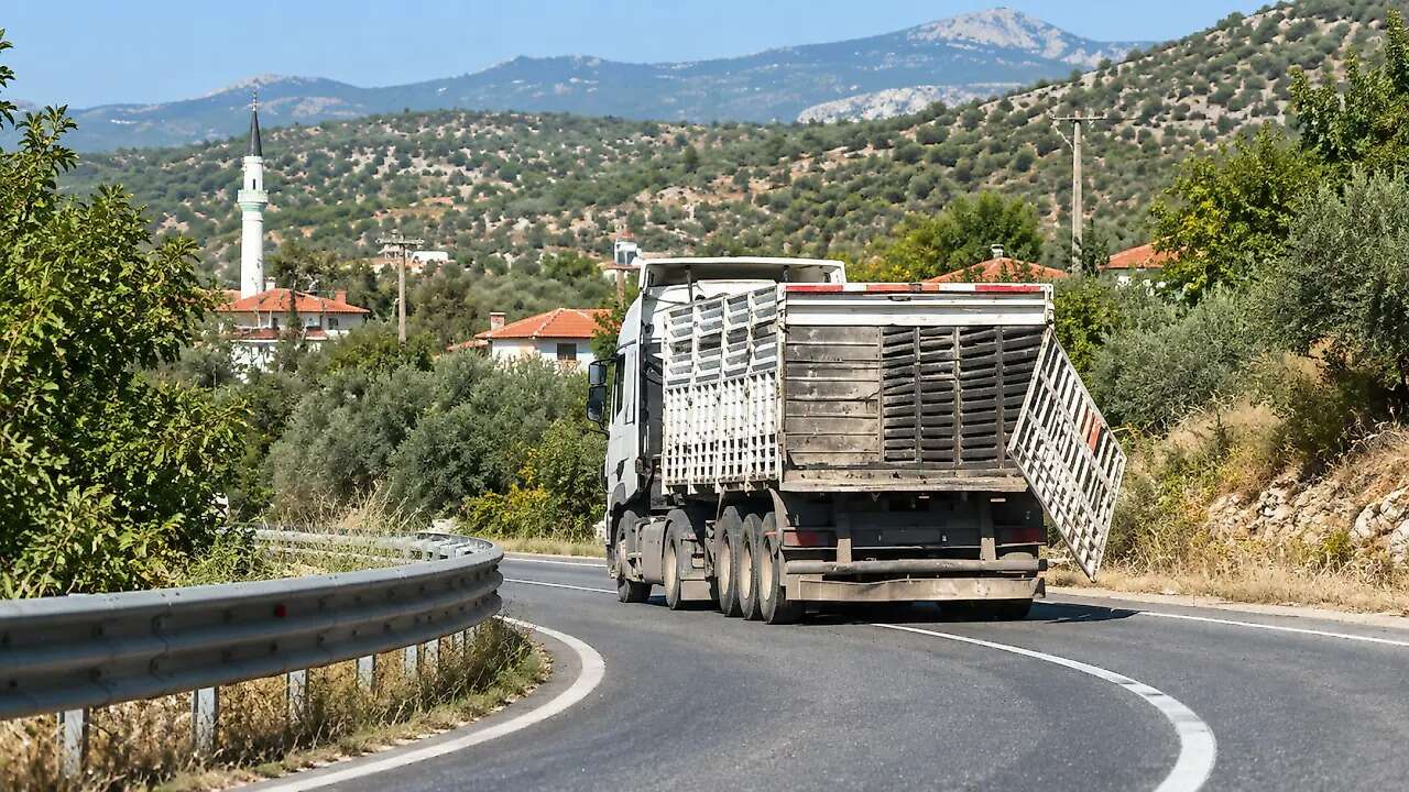 Muğla’da Açık Tır Kapağı Tehlike Saçtı
