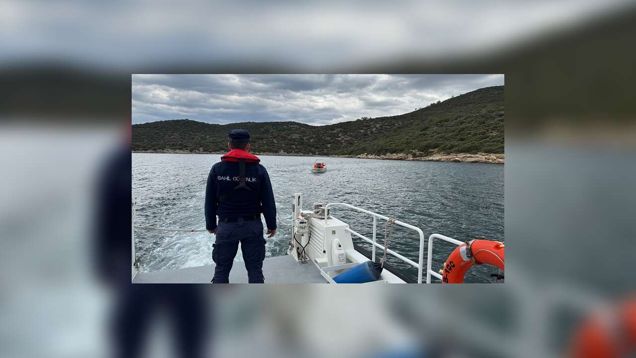Milas Açıklarında Motoru Arızalanan Teknedeki 2 Kişi Kurtarıldı