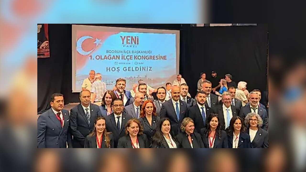 YENİ Parti Bodrum’da Yeni Dönem ,Tuna Işın Yeniden İlçe Başkanı