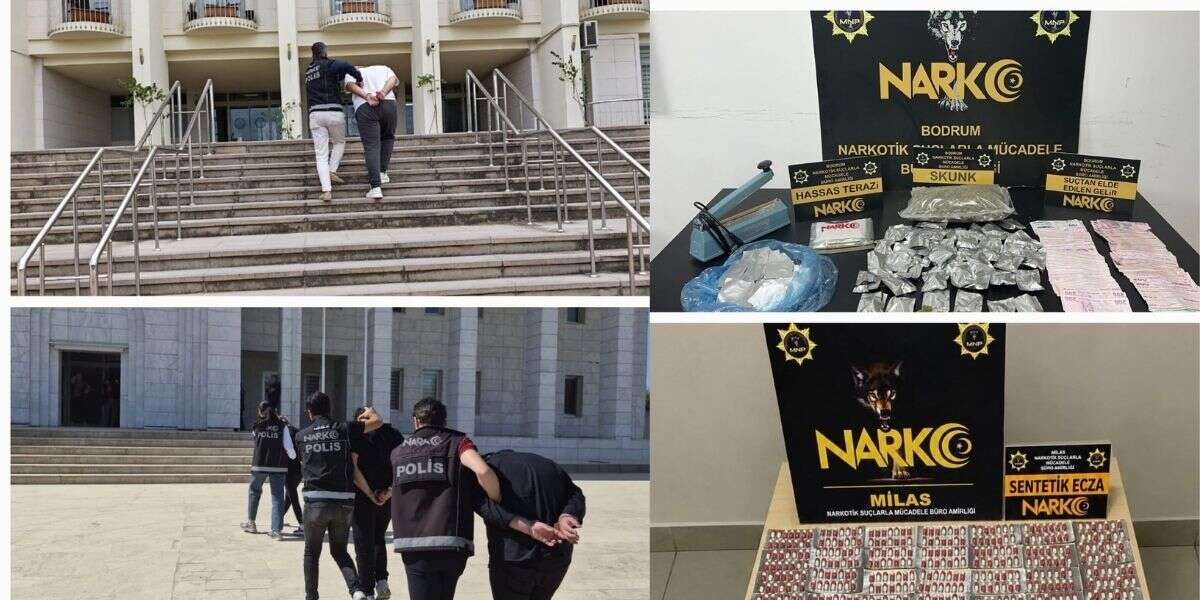 Muğla’da Uyuşturucu Operasyonu: 3 Şüpheli Tutuklandı