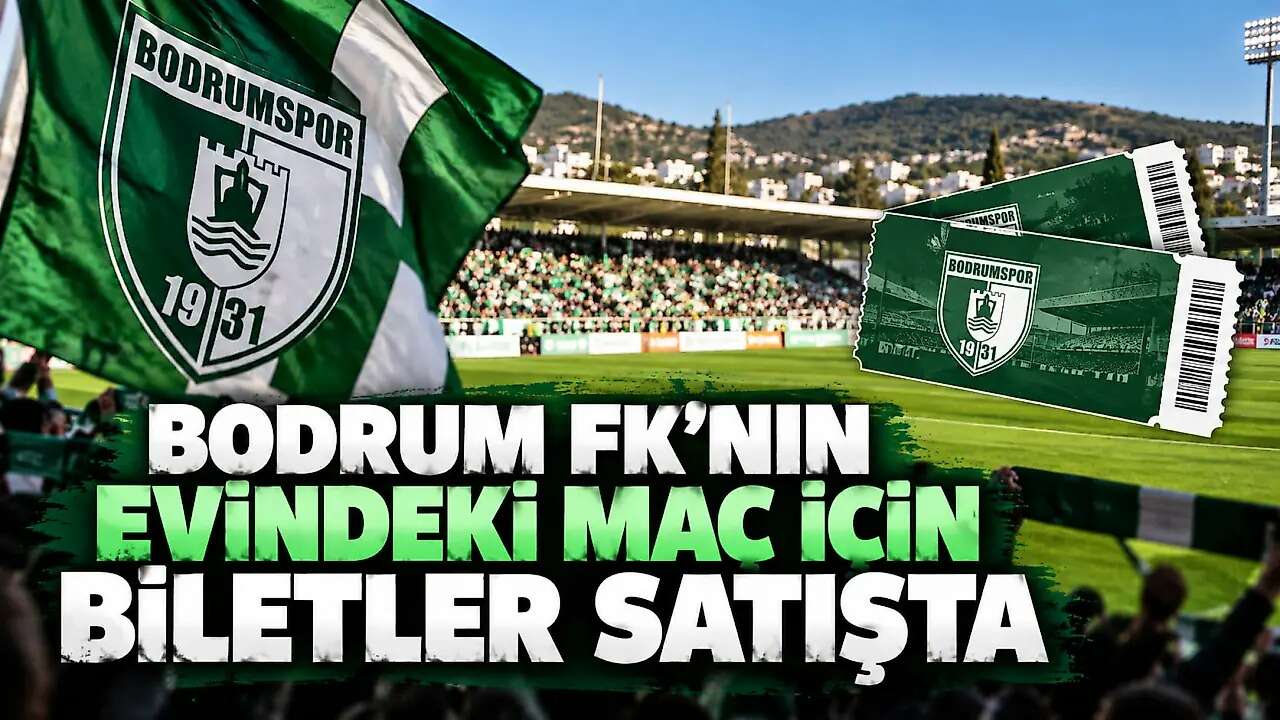 Bodrum FK’nın Evindeki Maçının Biletleri Satışta: Fiyatlar 148 TL’den Başlıyor