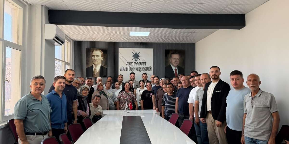 AK Parti Milas’ta Üye Sayısı 14 Bin 815’e Ulaştı: 1.049 Yeni Üye Katıldı
