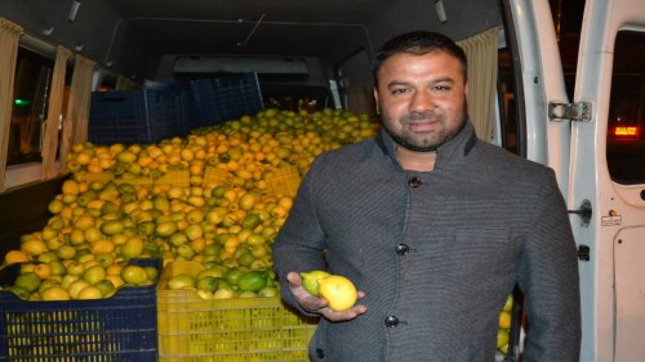 4 ton limon saatler içerisinde satıldı