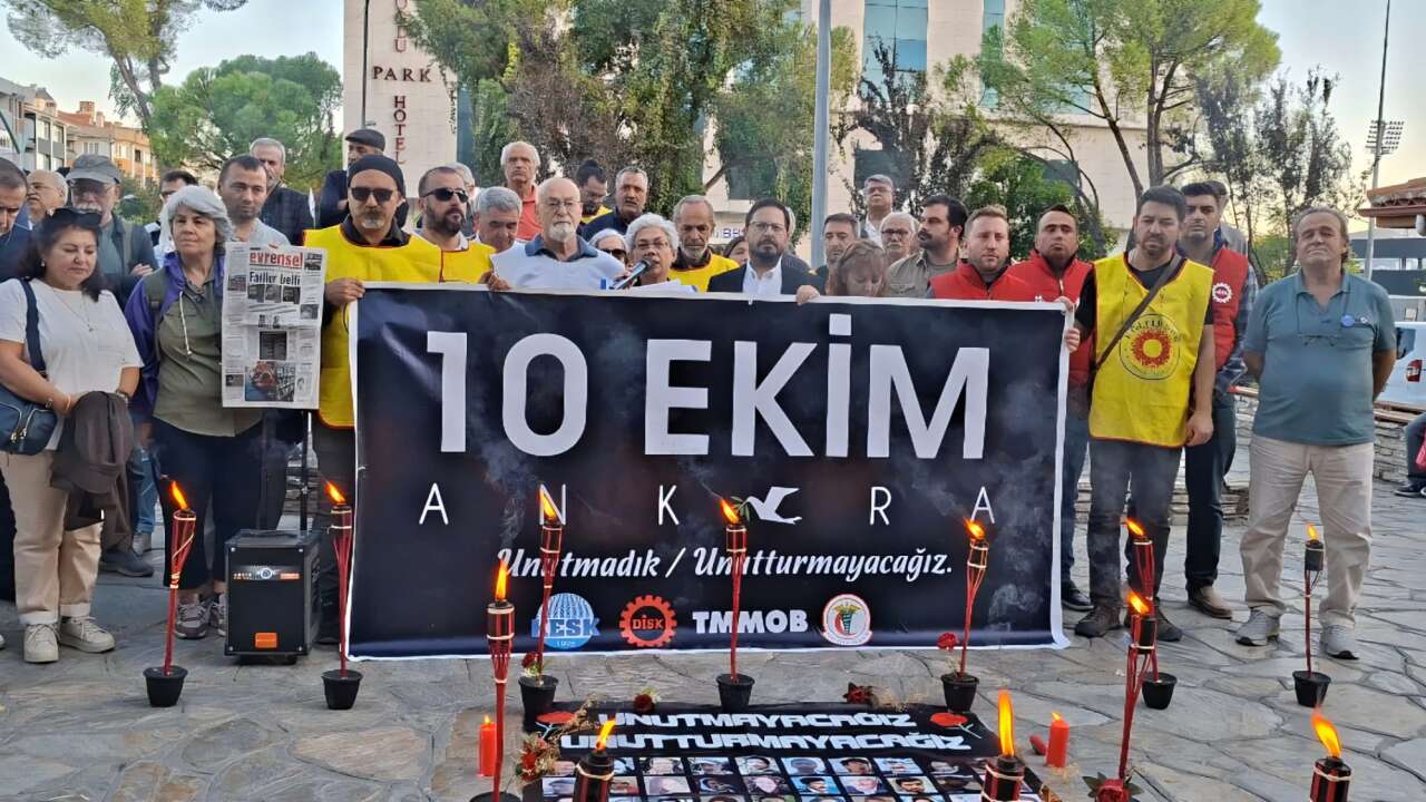 Muğla’da 10 Ekim Katliamı’nın 11. Yılında Hayatını Kaybedenler Anıldı