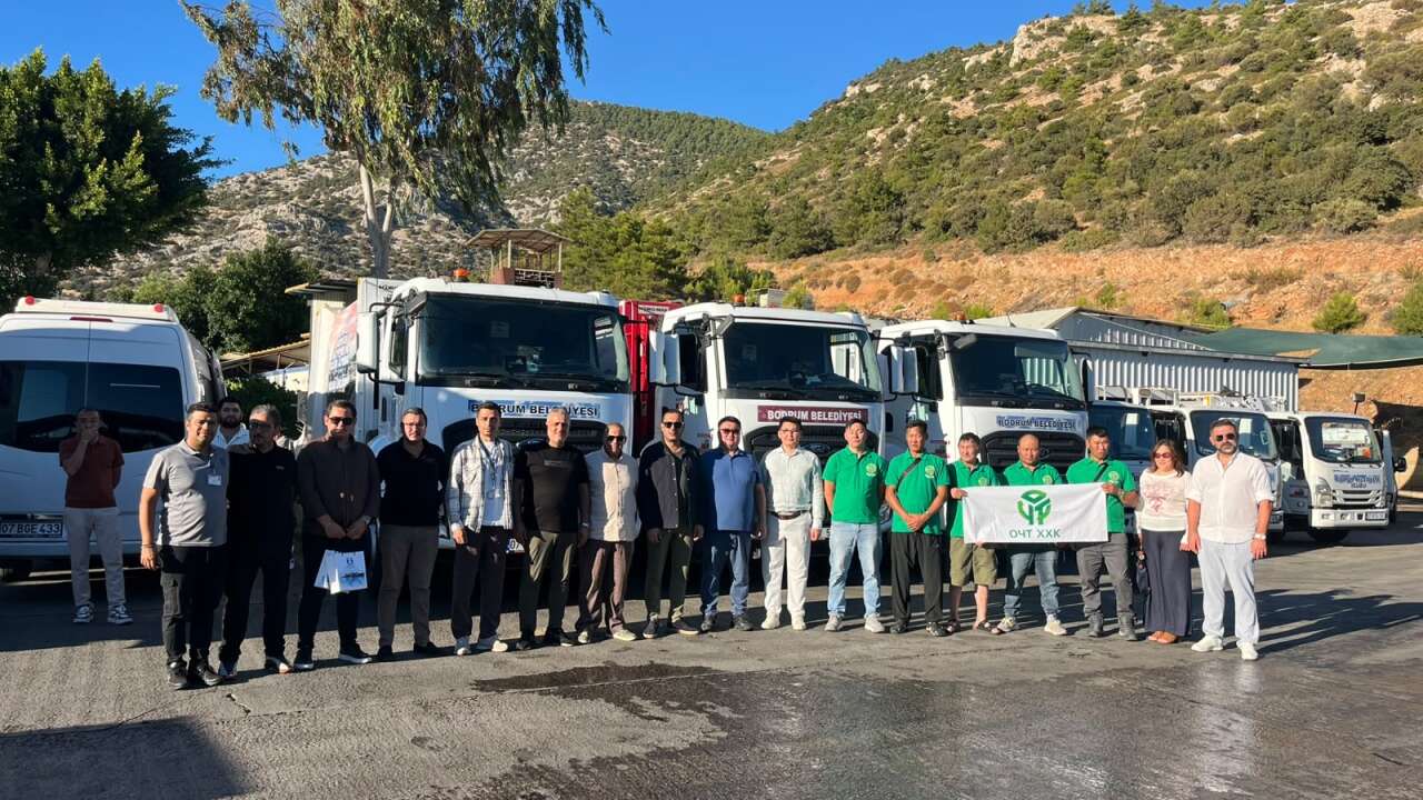 Moğolistan’dan Bodrum Belediyesine Temizlik Sistemleri Ziyareti