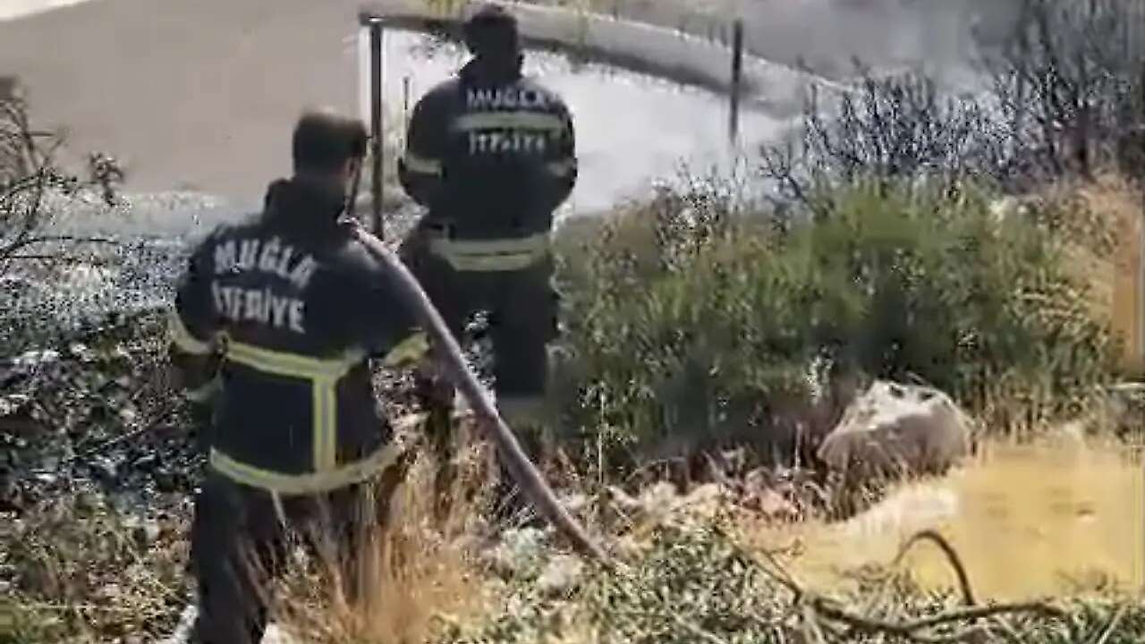 Muğla’da Makilik Alanda Yangın Çıktı