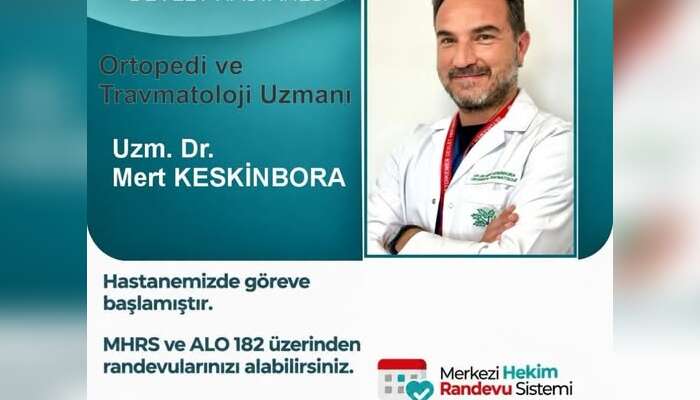 Devlet Hastanesi’ne Yeni Ortopedi Uzmanı
