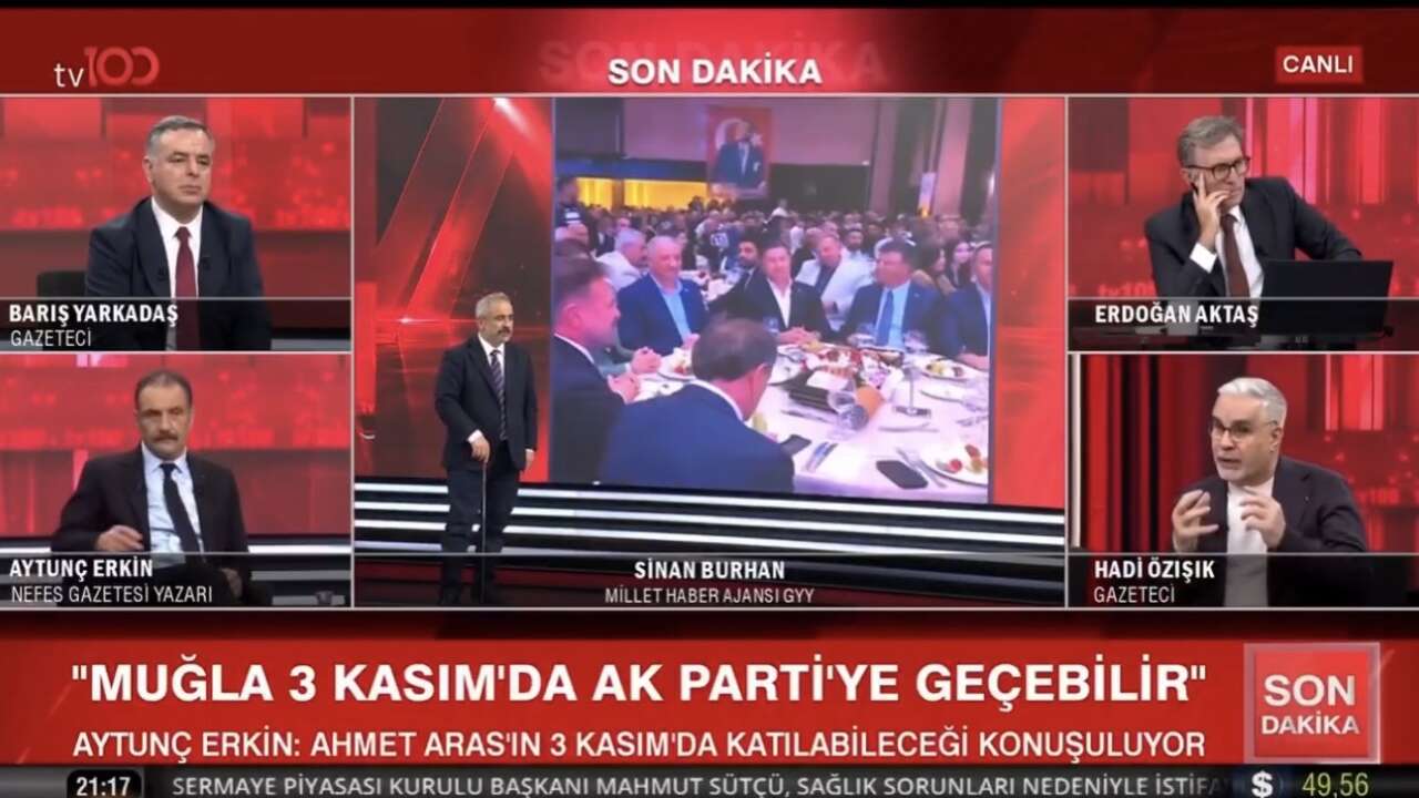 Muğla’da Ahmet Aras’ın AK Parti’ye Geçişi ve Eşiyle İlgili İddia TV100’de Gündem Oldu