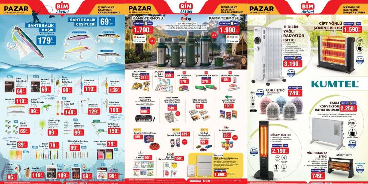 BİM’in 25 Ekim Katoloğu Yayında