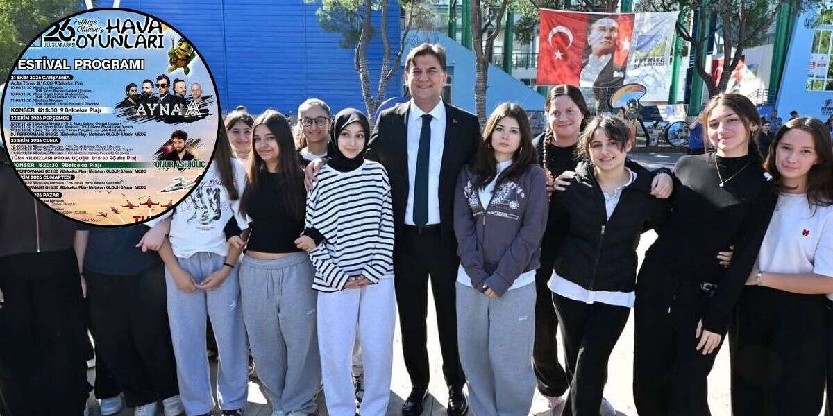 26. Uluslararası Fethiye Ölüdeniz Hava Oyunları Festivali Başladı