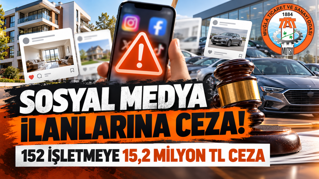 Sosyal Medyada Emlak ve Araç İlanı Verenlere Ceza Uyarısı: 15,2 Milyon TL Ceza Kesildi