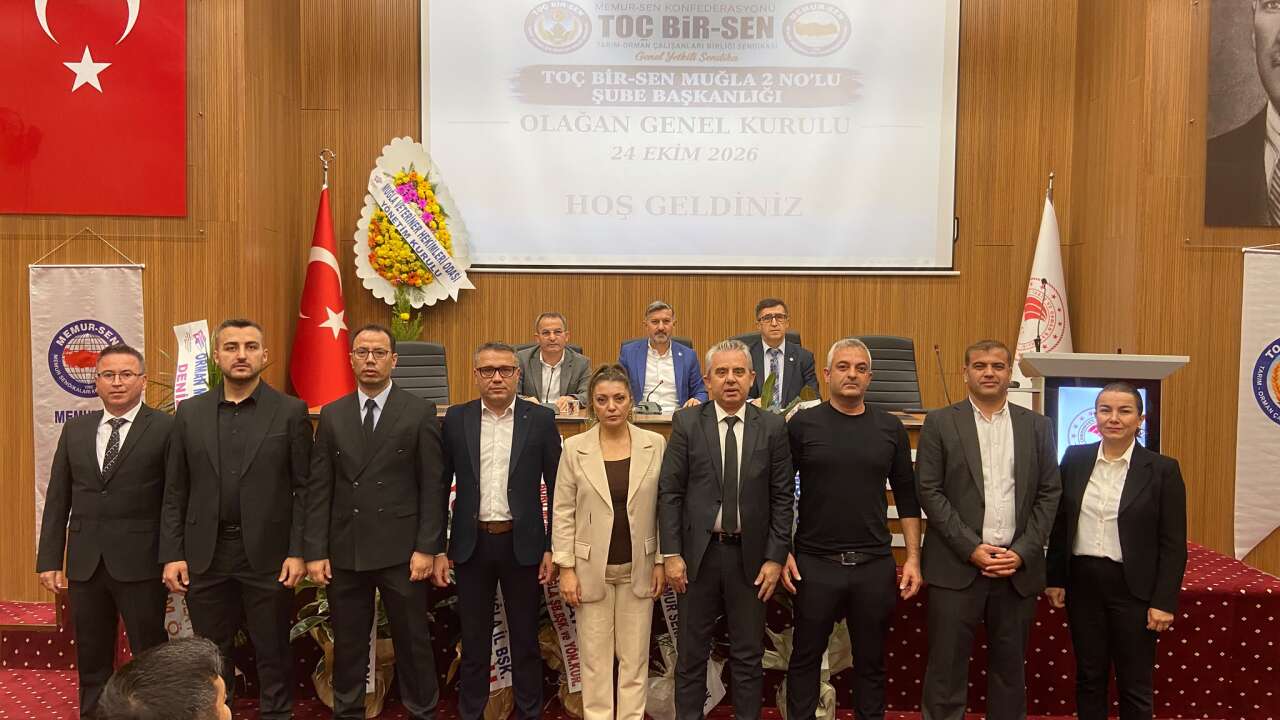 TOÇ BİR-SEN Muğla 2 Nolu Şube Başkanlığında Mustafa Yeşilkaya Dönemi