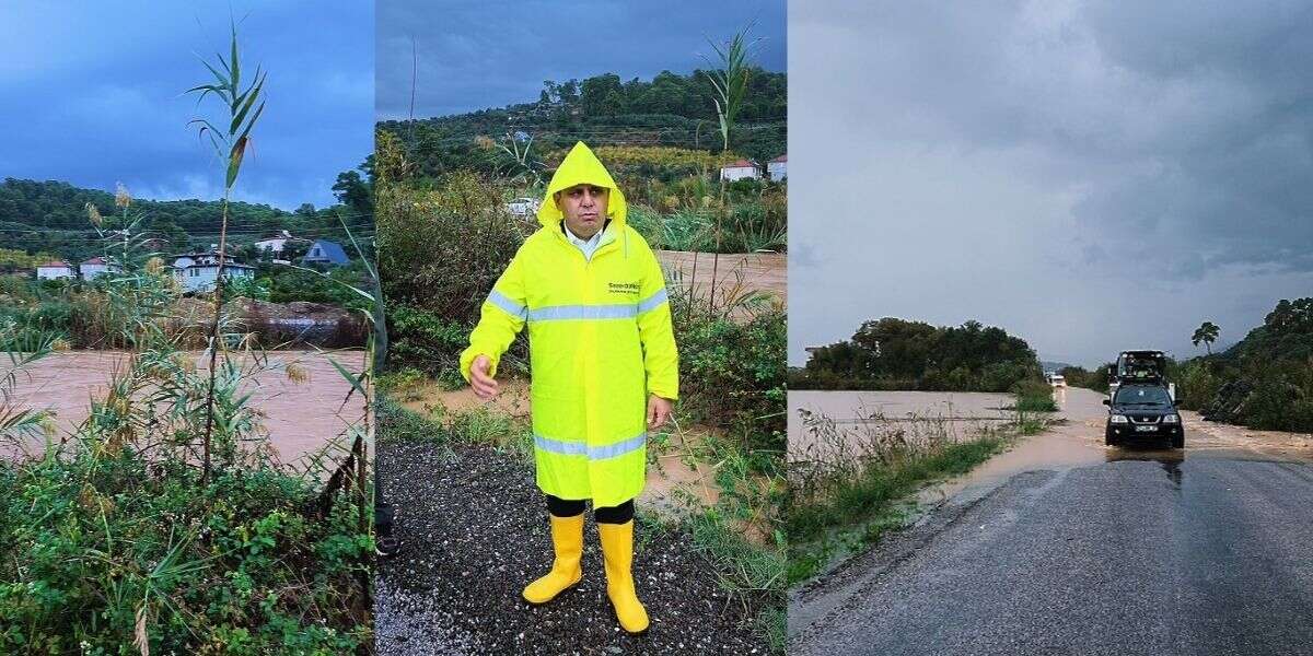 Dalaman’da Sel Tehlikesi: Tersakan Deresi Taşma Noktasına Geldi