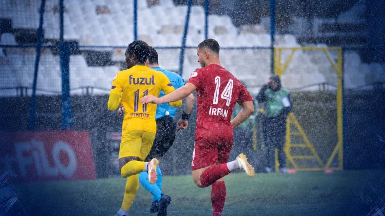 Fethiyespor - Eyüpspor ​yoğun Yağış Nedeniyle Yarıda Kaldı