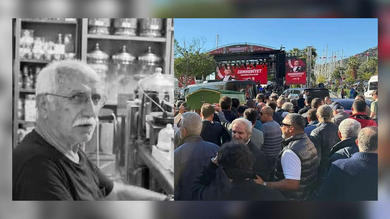 Muğla’da Tanınan Esnaf Son Yolculuğuna Uğurlandı