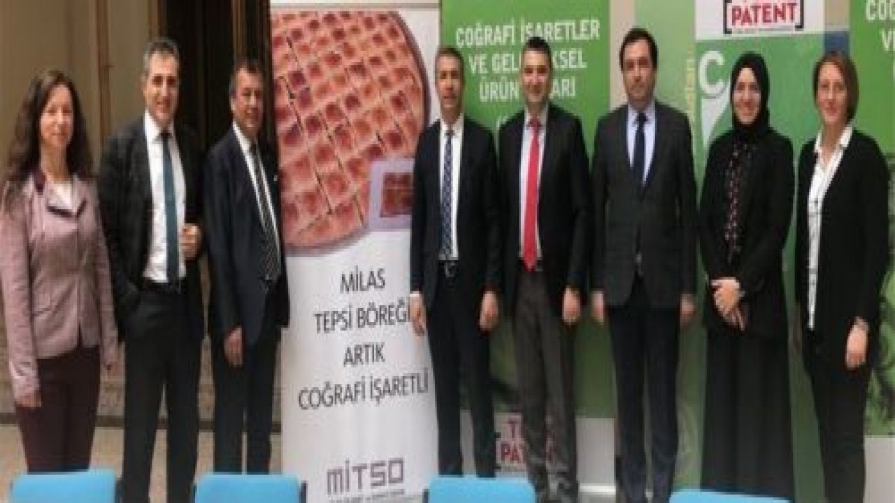 Milas Tepsi Böreğine Coğrafi İşaret