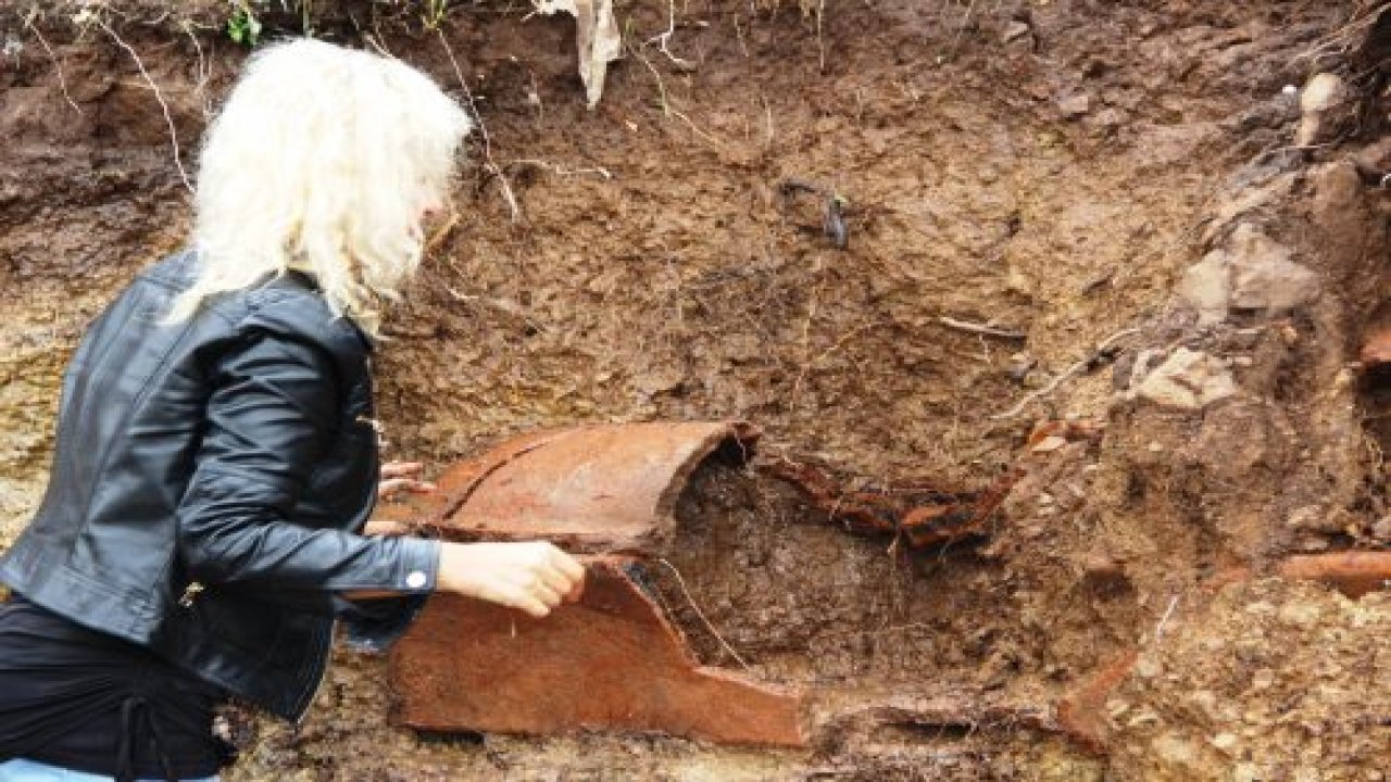 Bodrum'daki sel Bizans mezarlarını ortaya çıkardı