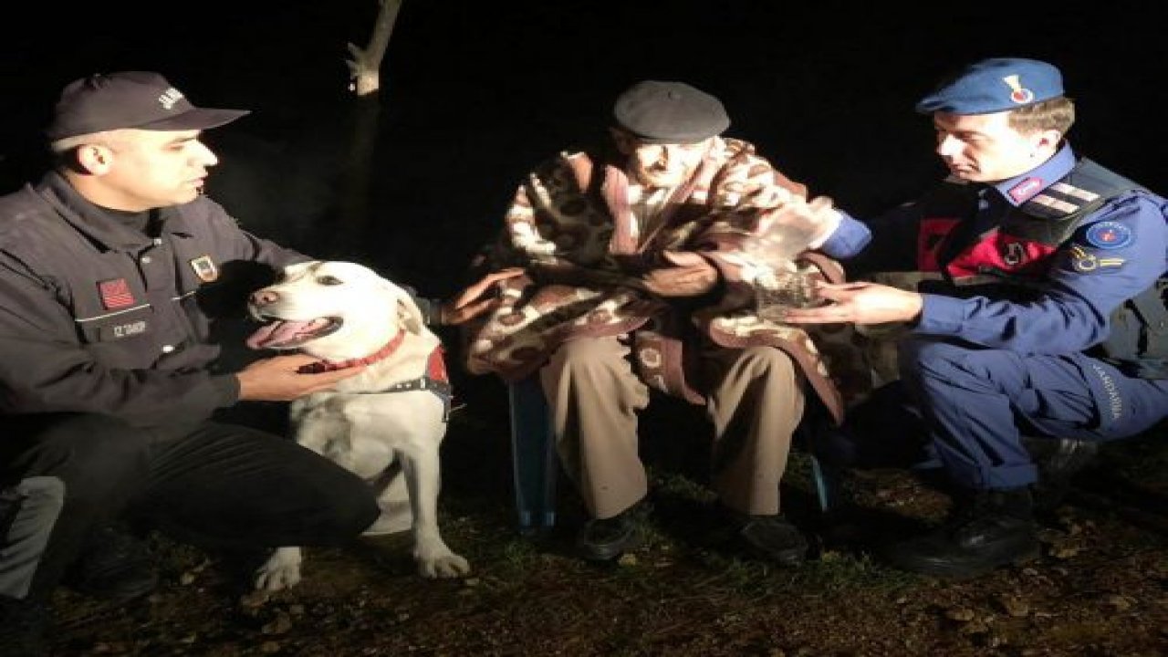 Donmak üzere olan yaşlı adamı jandarma kurtardı