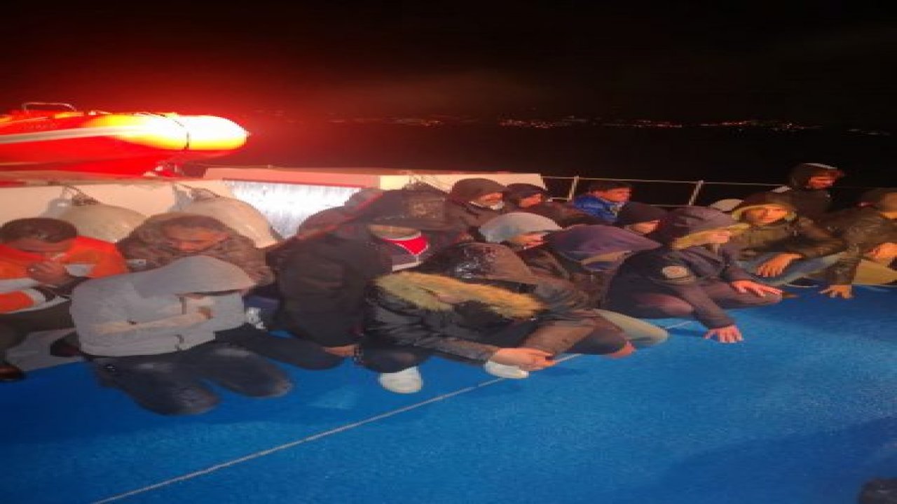 Fırtına ve yağmura aldırmadan kaçmaya çalıştılar