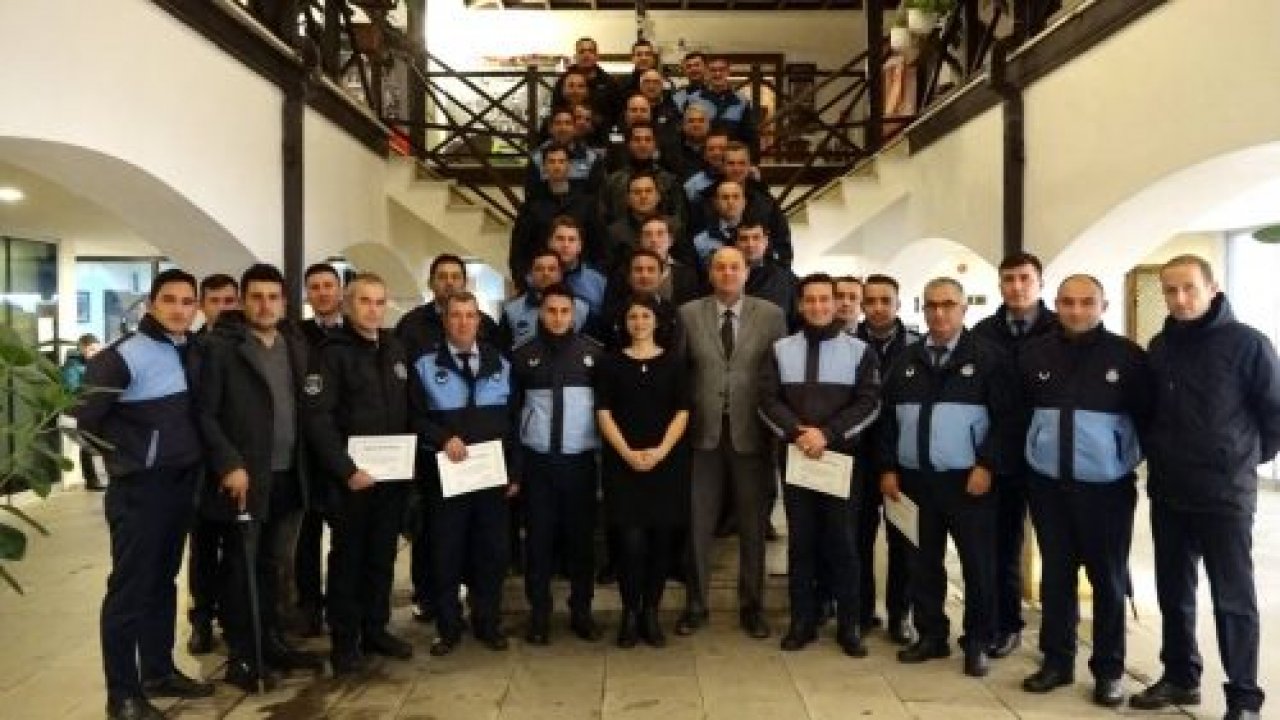 Zabıtalara eğitimi verildi