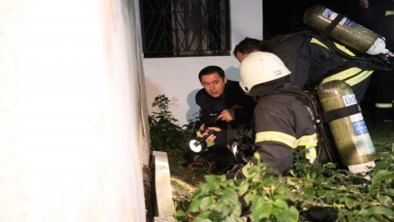 Otelde çıkan yangın korkuttu