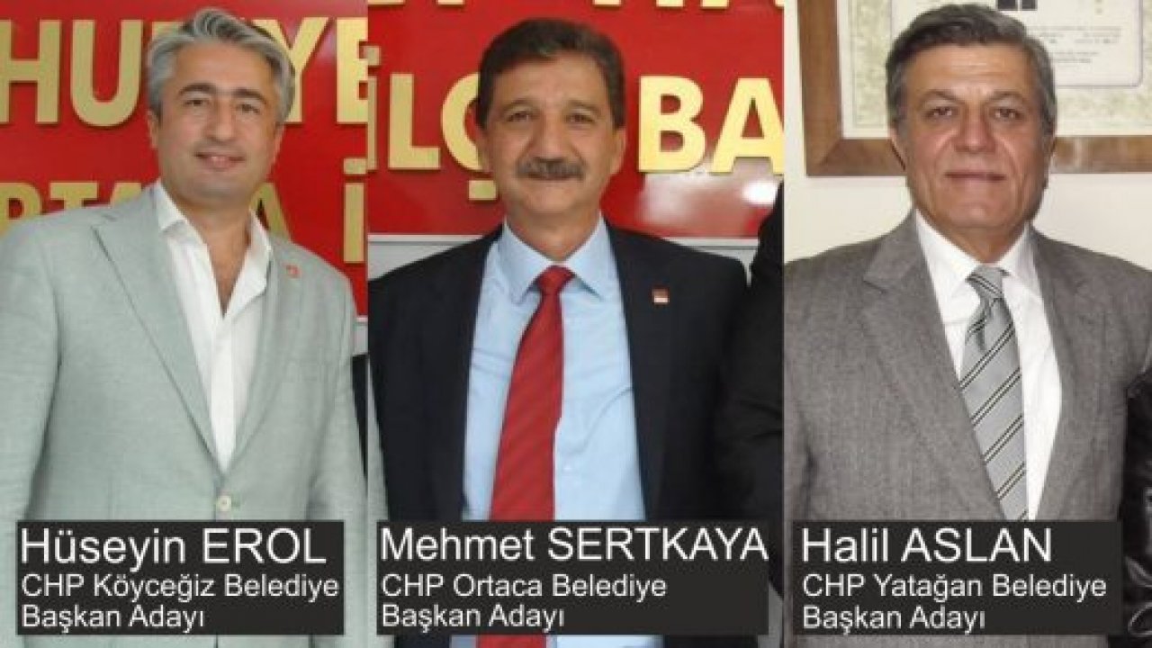 CHP’de başkan adayları belli oldu
