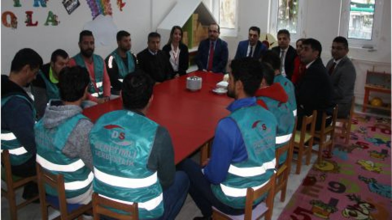 Minik öğrenciler için kolları sıvadılar