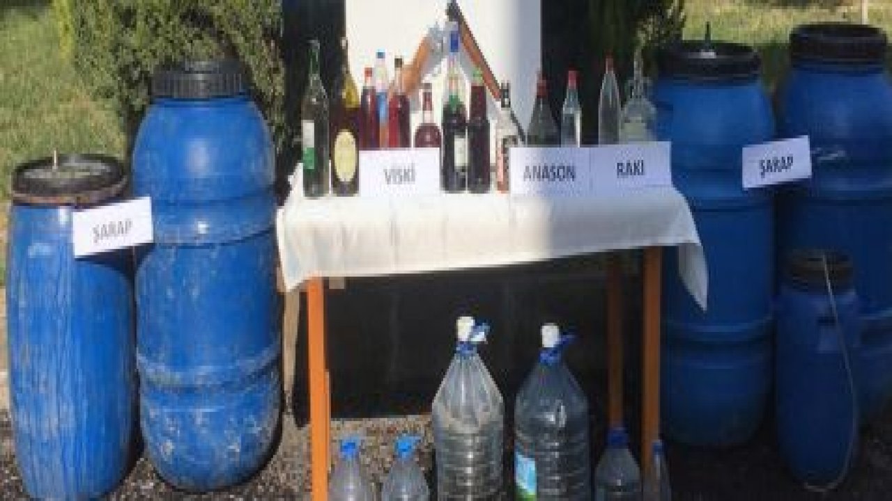 Jandarmadan sahte içki evlerine operasyon