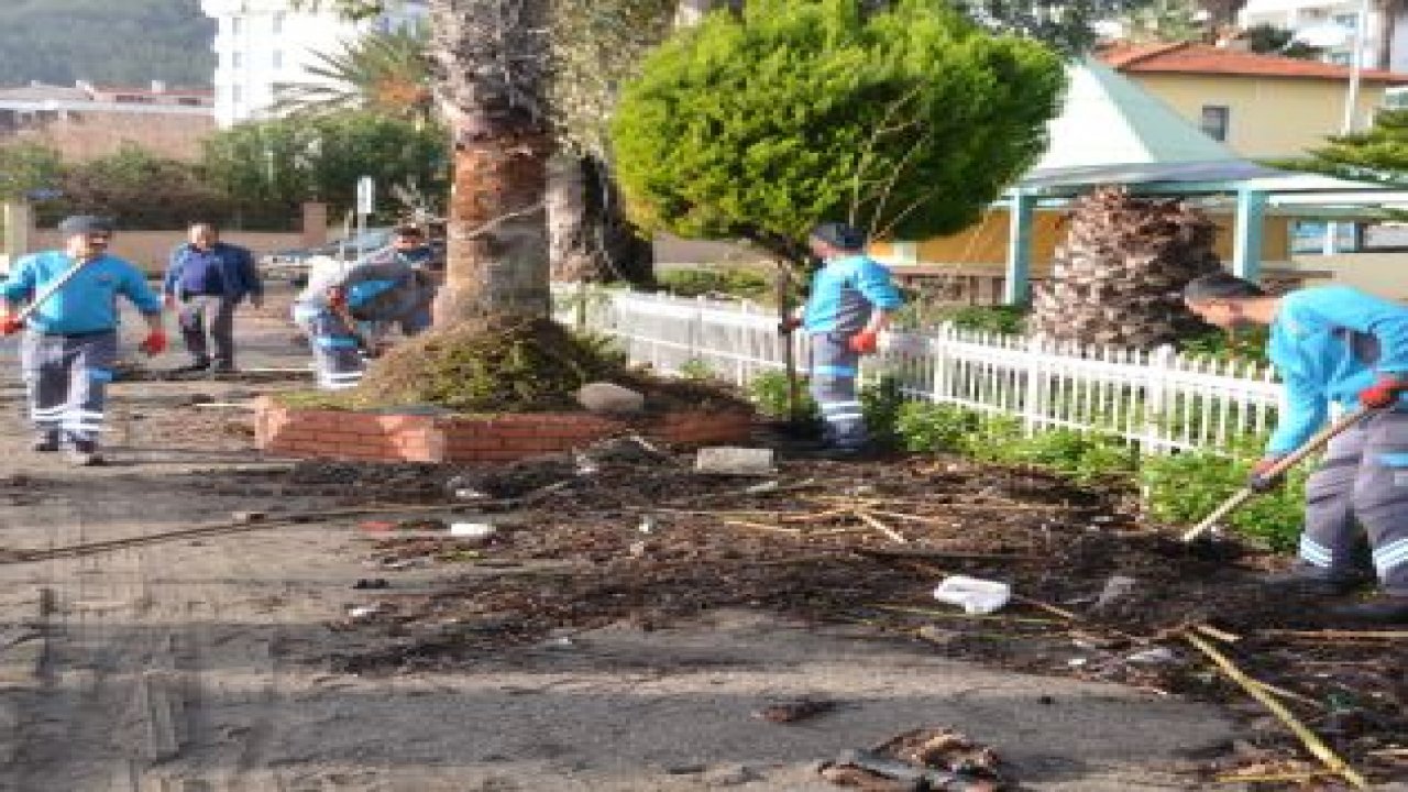 Fırtına Sonrası Temizlik Başladı