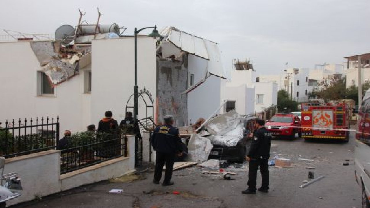 Bodrum’da korkutan patlama