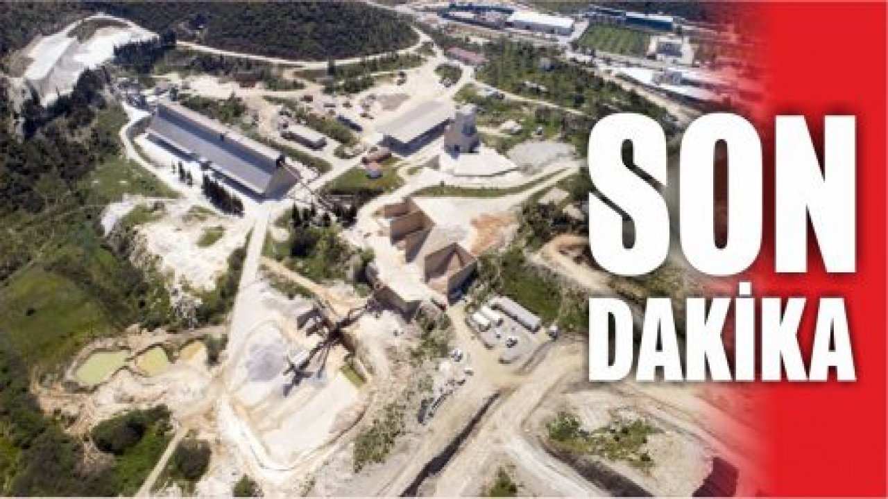 Milas’ta maden ocağı göçtü
