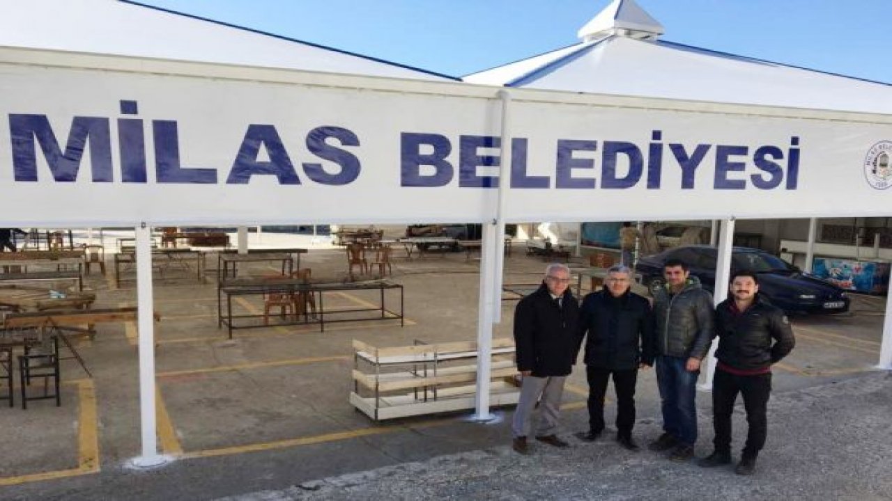 Milas’ın Ören Mahallesi’nde pazaryeri yeniden düzenlendi