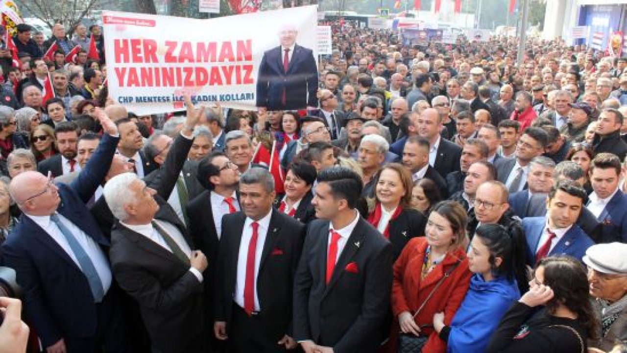 Miting gibi seçim ofisi açılışı