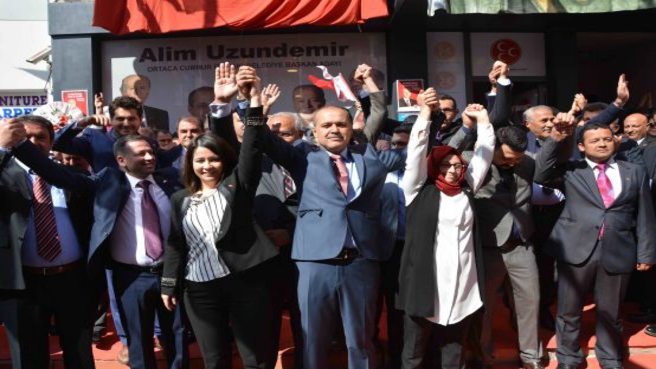 Ortaca'da Cumhur İttifakı seçim bürosu açıldı